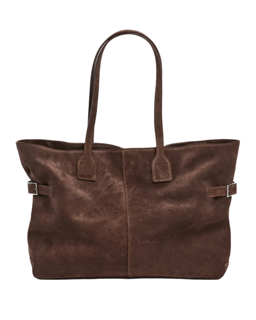 Lesley Tote Bag - Suede Chocolate