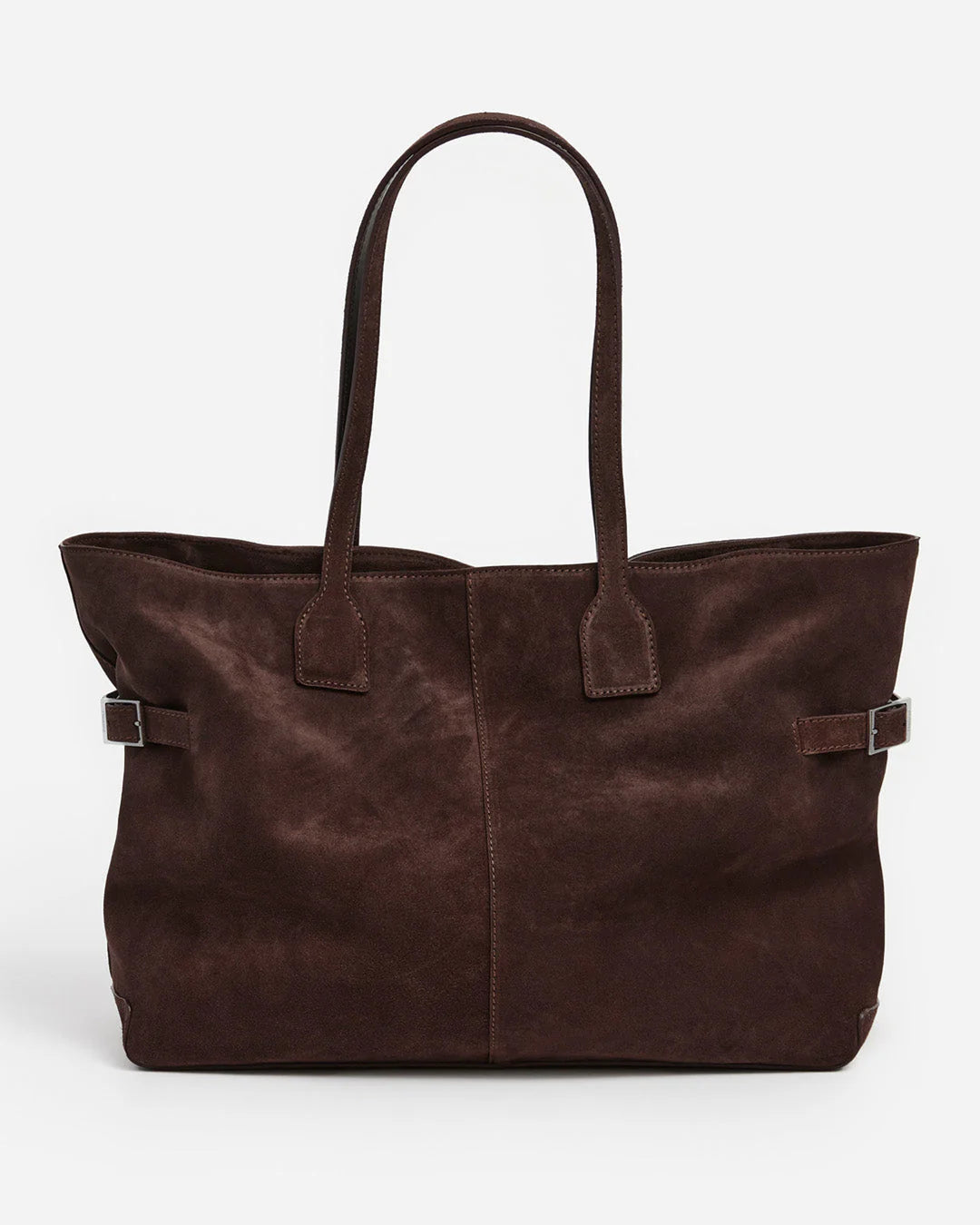 Lesley Tote Bag - Suede Chocolate