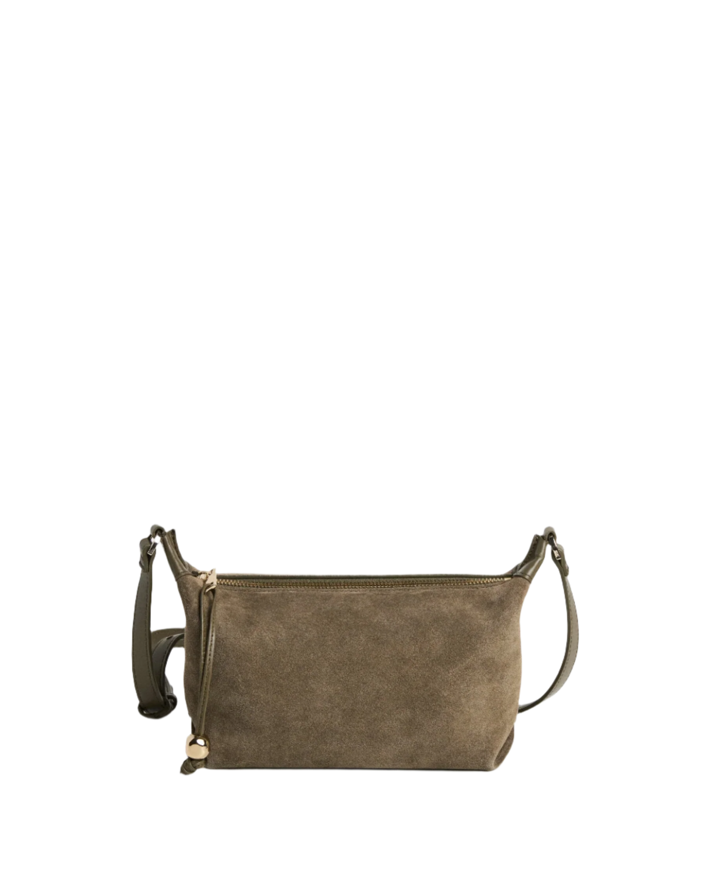 Ru Crossbody - Olivgrön Mocka