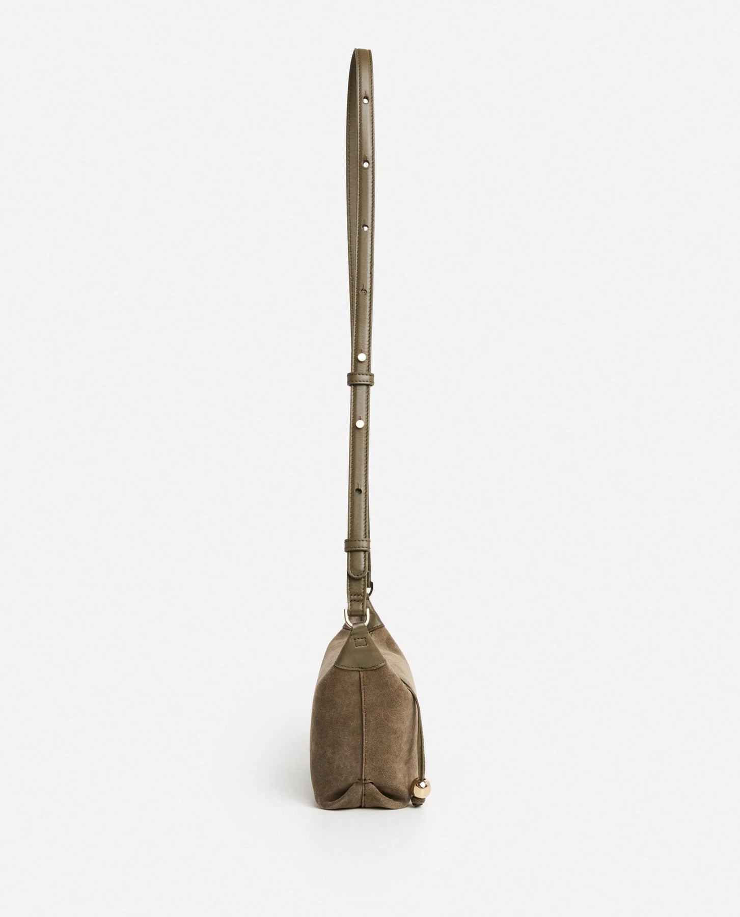 Ru Crossbody - Olivgrön Mocka