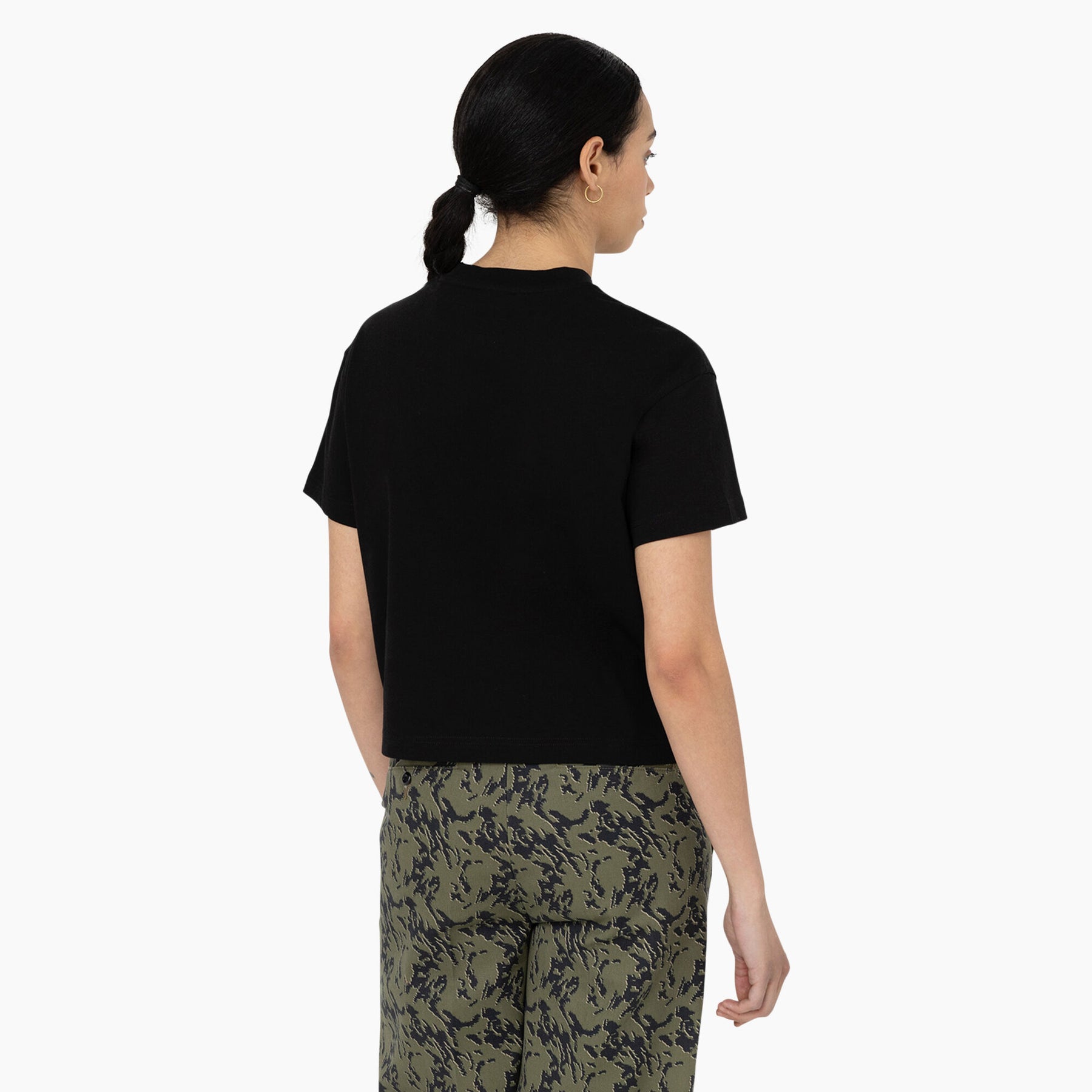 Oakport Boxy Tee Ss W - Black