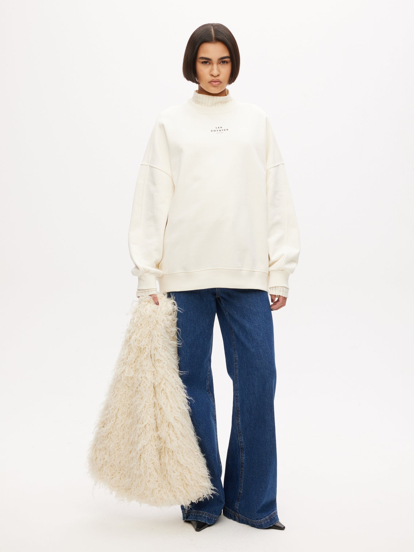 Oversized Logo Sweatshirt - Off-White
