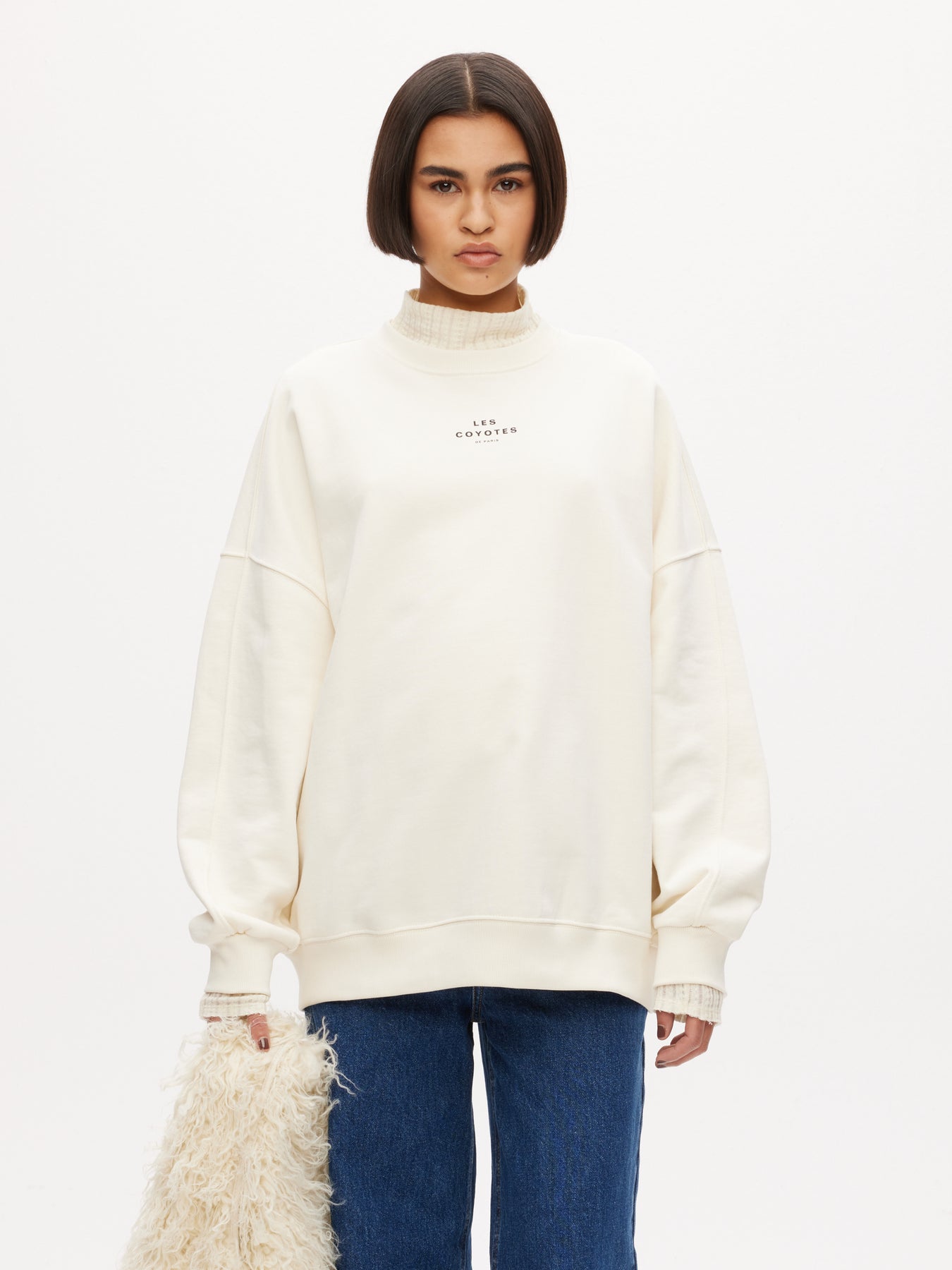 Oversized Logo Sweatshirt - Off-White