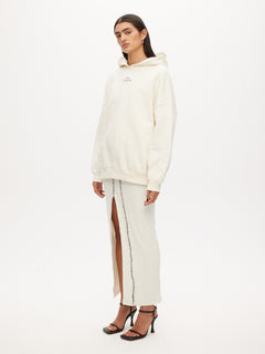 Oversized Logo Hoodie - Off-White