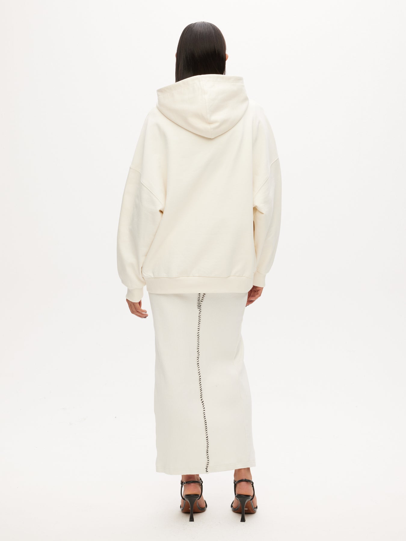 Oversized Logo Hoodie - Off-White