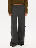 Cargo Trousers - Grey Melange