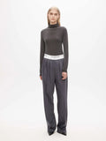 Branded Waistband Trousers - Stålgrå