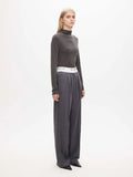 Branded Waistband Trousers - Stålgrå