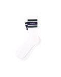 Serif Logo Socks - Vit/Grön/Marinblå