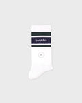 Serif Logo Socks - Vit/Grön/Marinblå