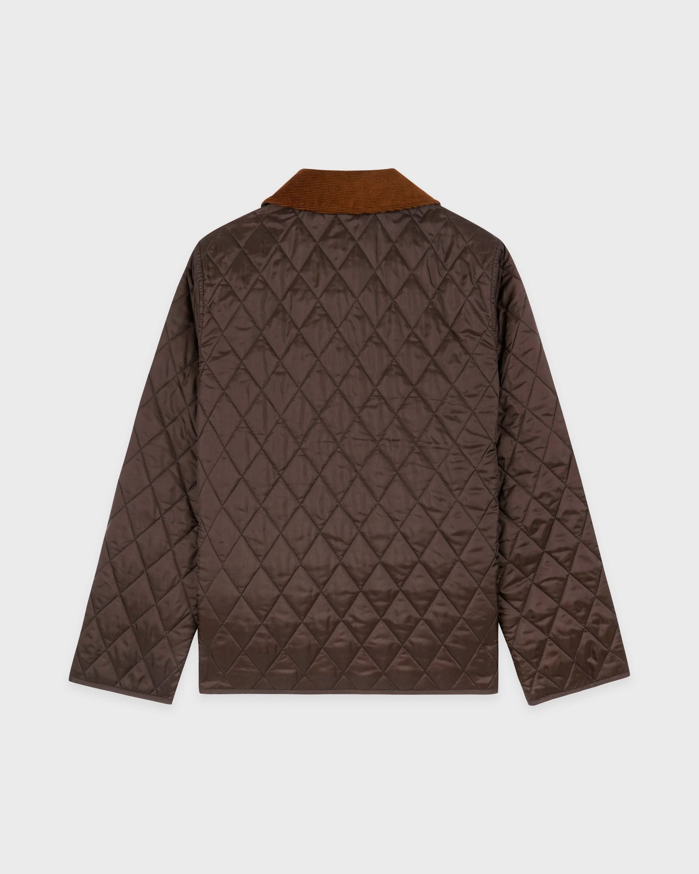 NY Crest Nylon Quilted Jacket - Brun