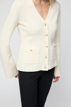 Adele Cardigan - Snowflake