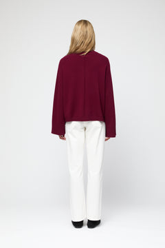 Cape Cod Turtleneck Sweater - Burgundy