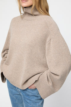 Cape Cod Turtleneck Sweater - Wheat
