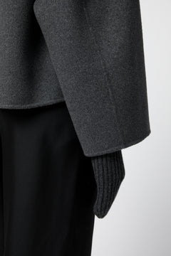 Double Cocoon Jacket - Charcoal