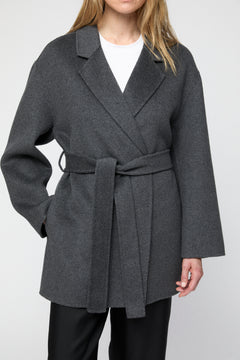 Double Wrap Jacket - Charcoal