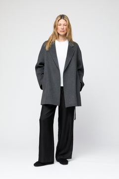 Double Wrap Jacket - Charcoal