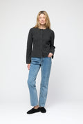 Milano Knit Wool Blazer - Graphite