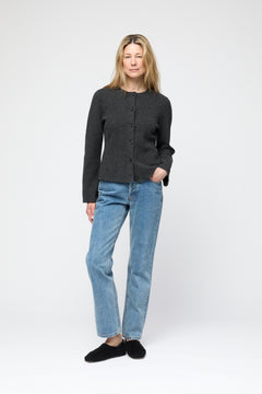 Milano Knit Wool Blazer - Graphite