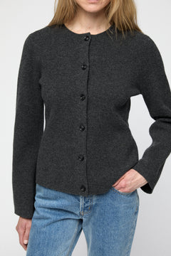 Milano Knit Wool Blazer - Graphite