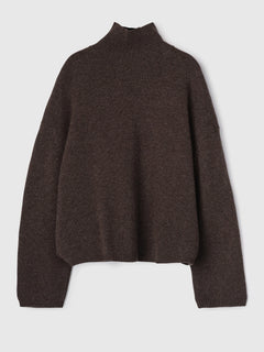 Chunky Turtleneck - Coffee