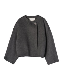 Double Cocoon Jacket - Charcoal