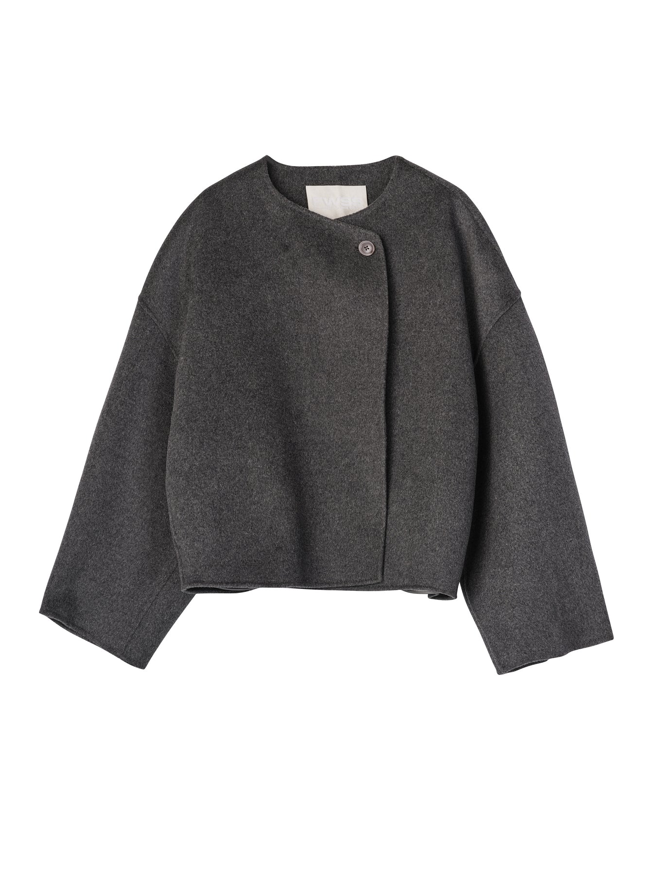 Double Cocoon Jacket - Charcoal