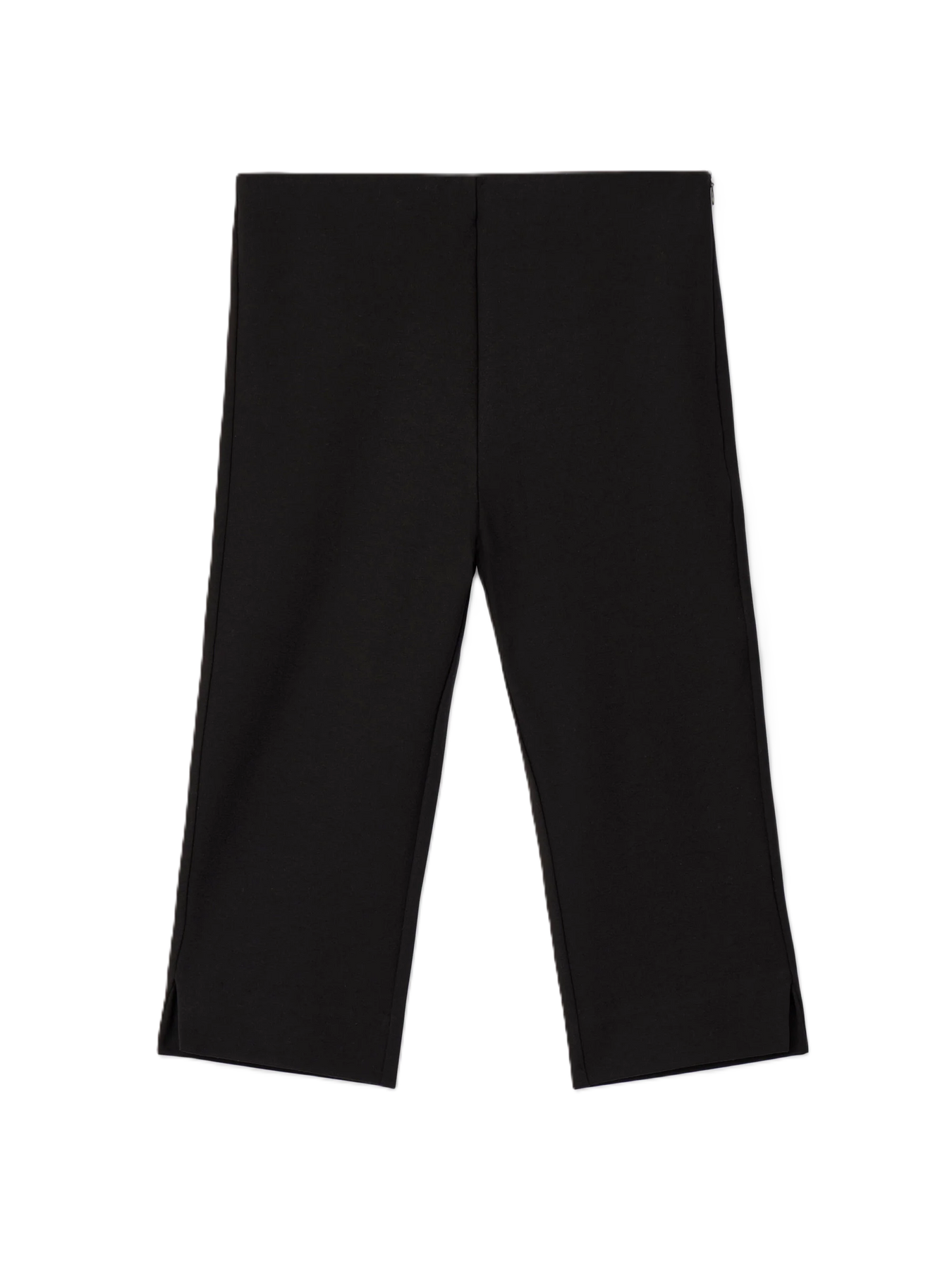 Stretch Capri Pants - Jet Black