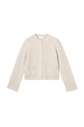 Structured Wool Cardigan - Buttermilk