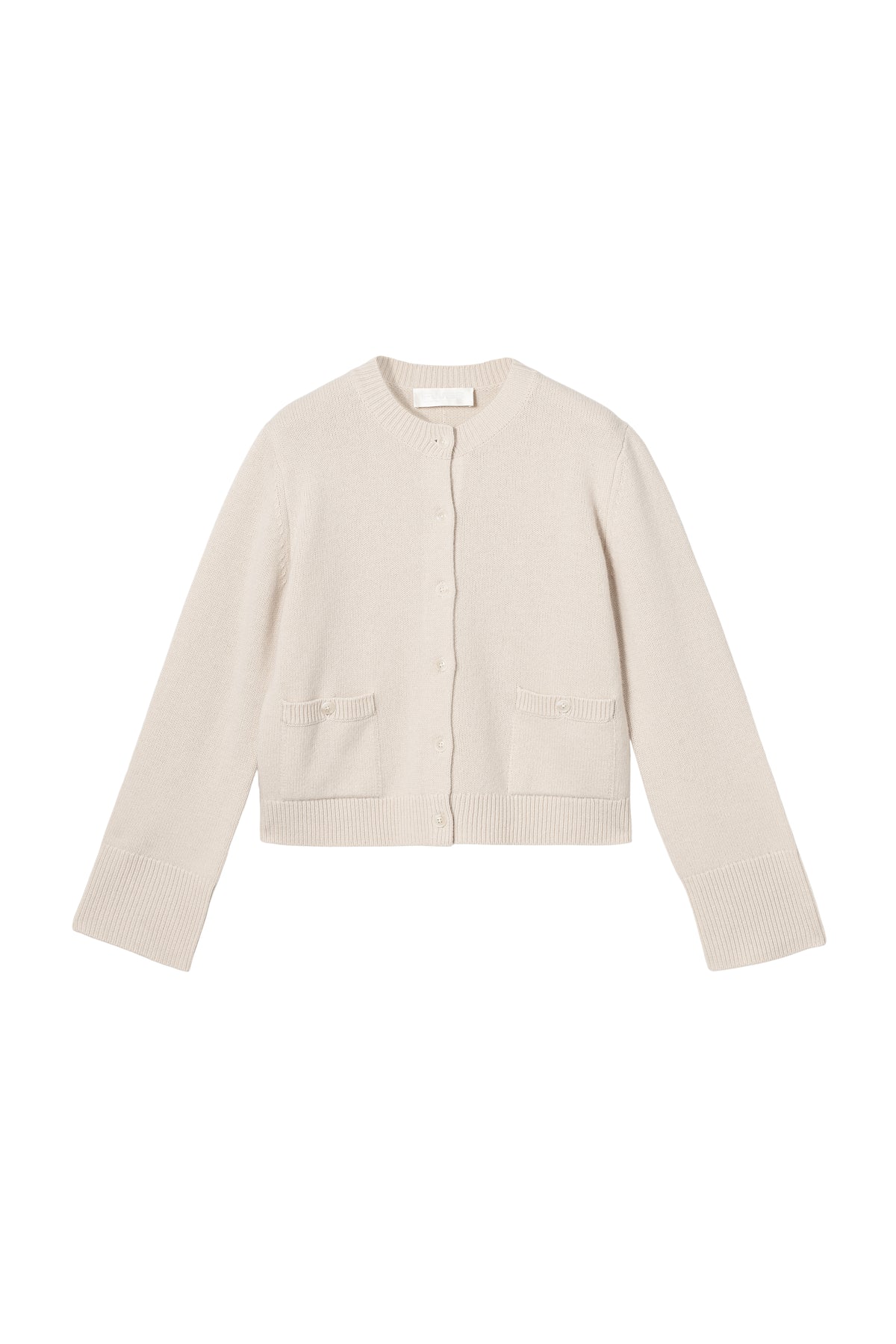 Structured Wool Cardigan - Buttermilk