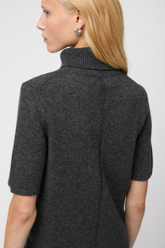 Relaxed Turtleneck Tee - Graphite