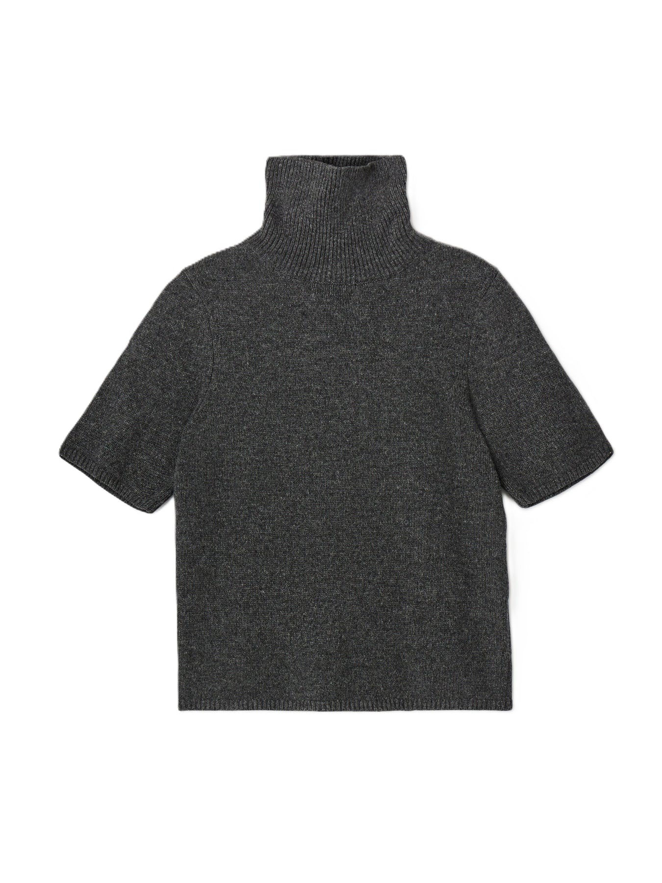 Relaxed Turtleneck Tee - Graphite
