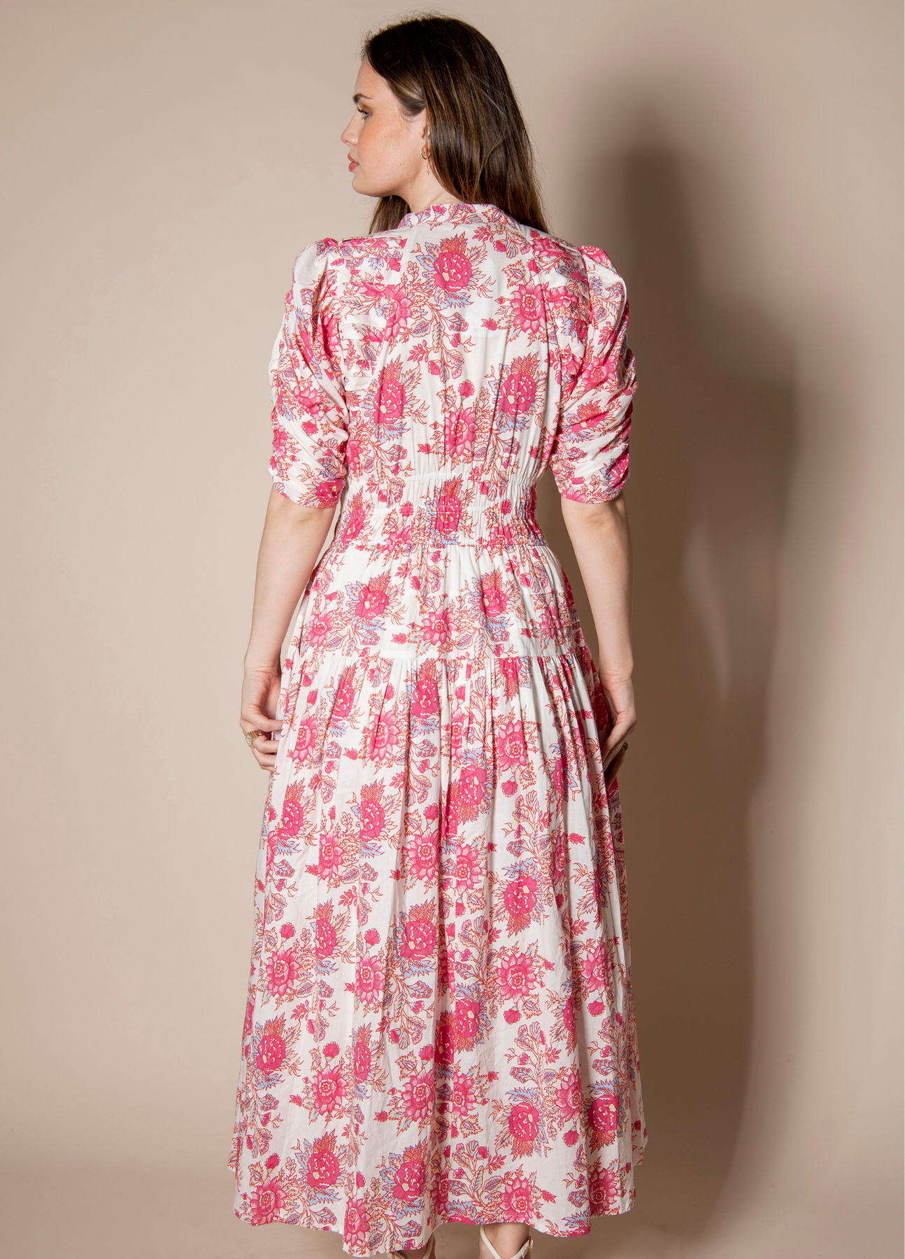 Fabienne Dress - Rasberry