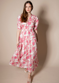 Fabienne Dress - Rasberry