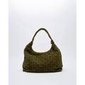 Big Dandy Braided Suede - Dark Olive W. Gold