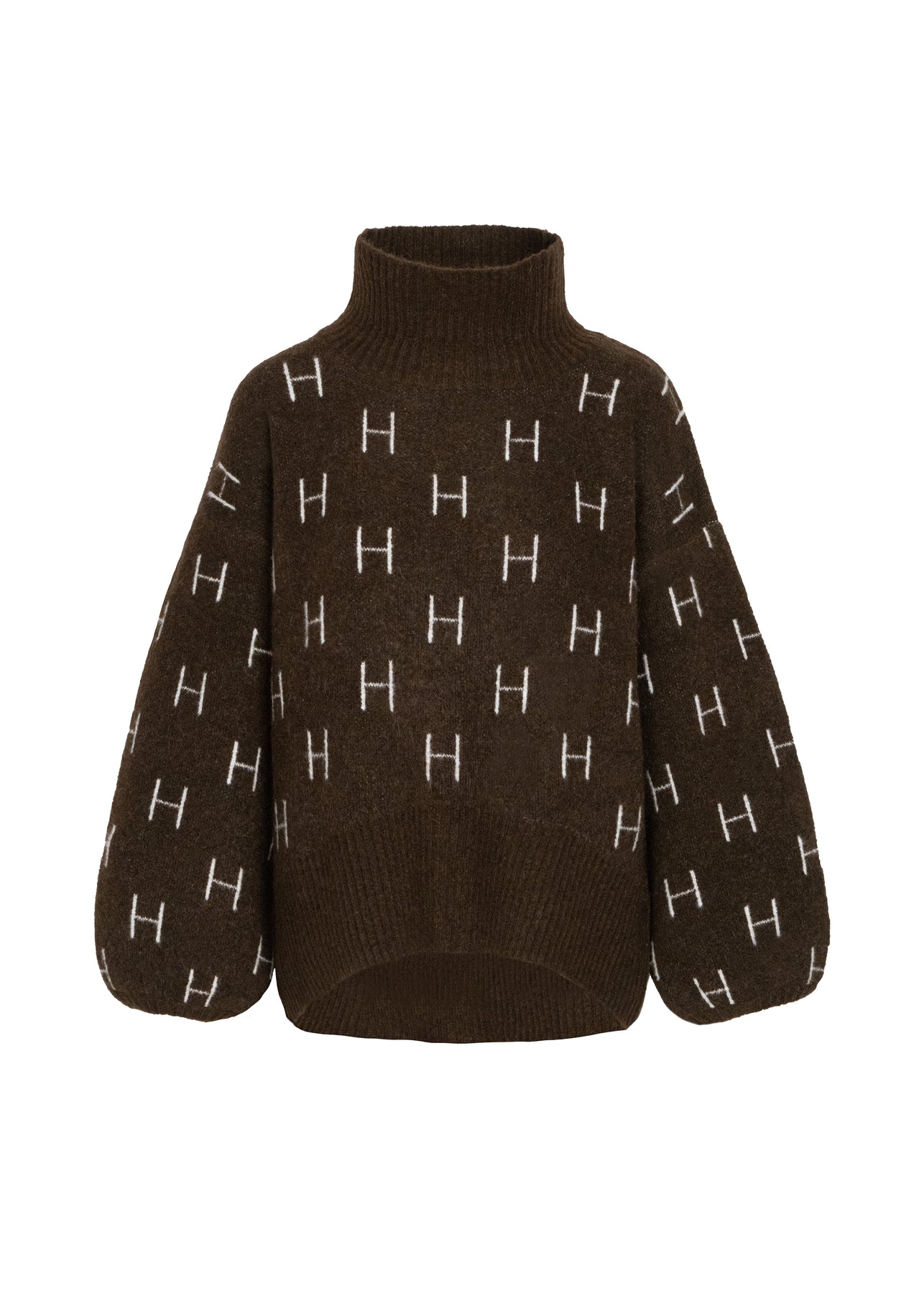 Fam Short Sweater - Dark Earth