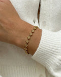 Flower Bracelet - Guld