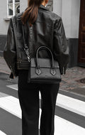 Filippambg Bag - Black Grain