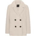 Fiona Short Coat Without Fur - Beige