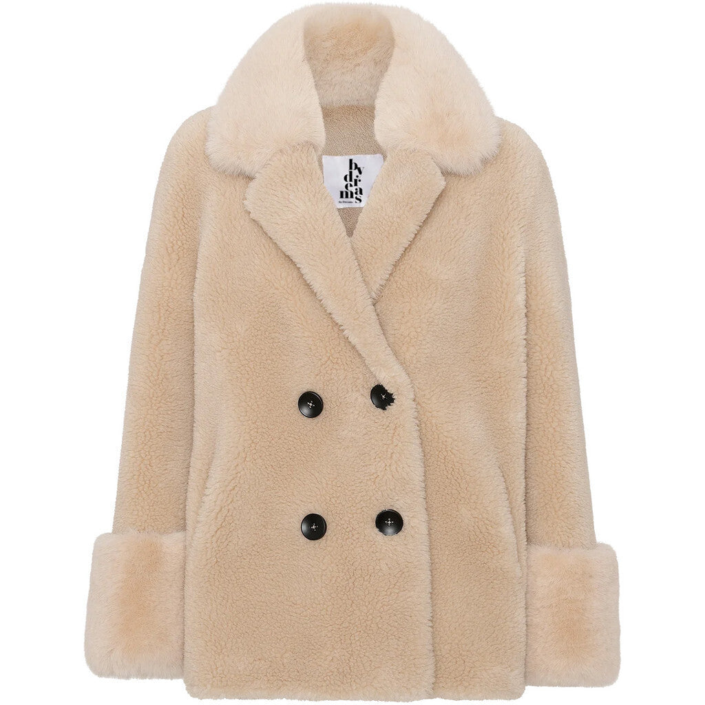 Fiona Wool Coat Short - Beige