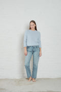 Arnie Says Fiona Summer stickad tröja - Ice Blue