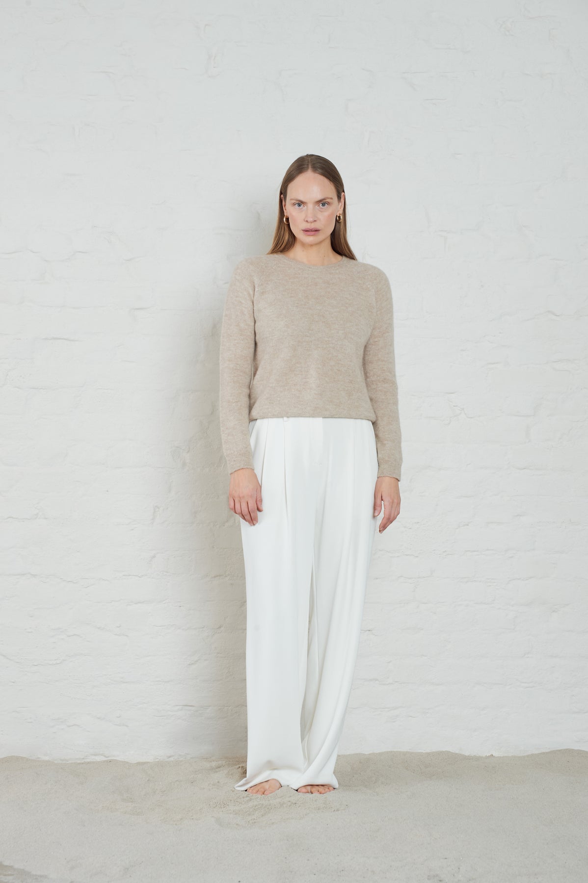 Fiona Summer - Ljusbeige melange