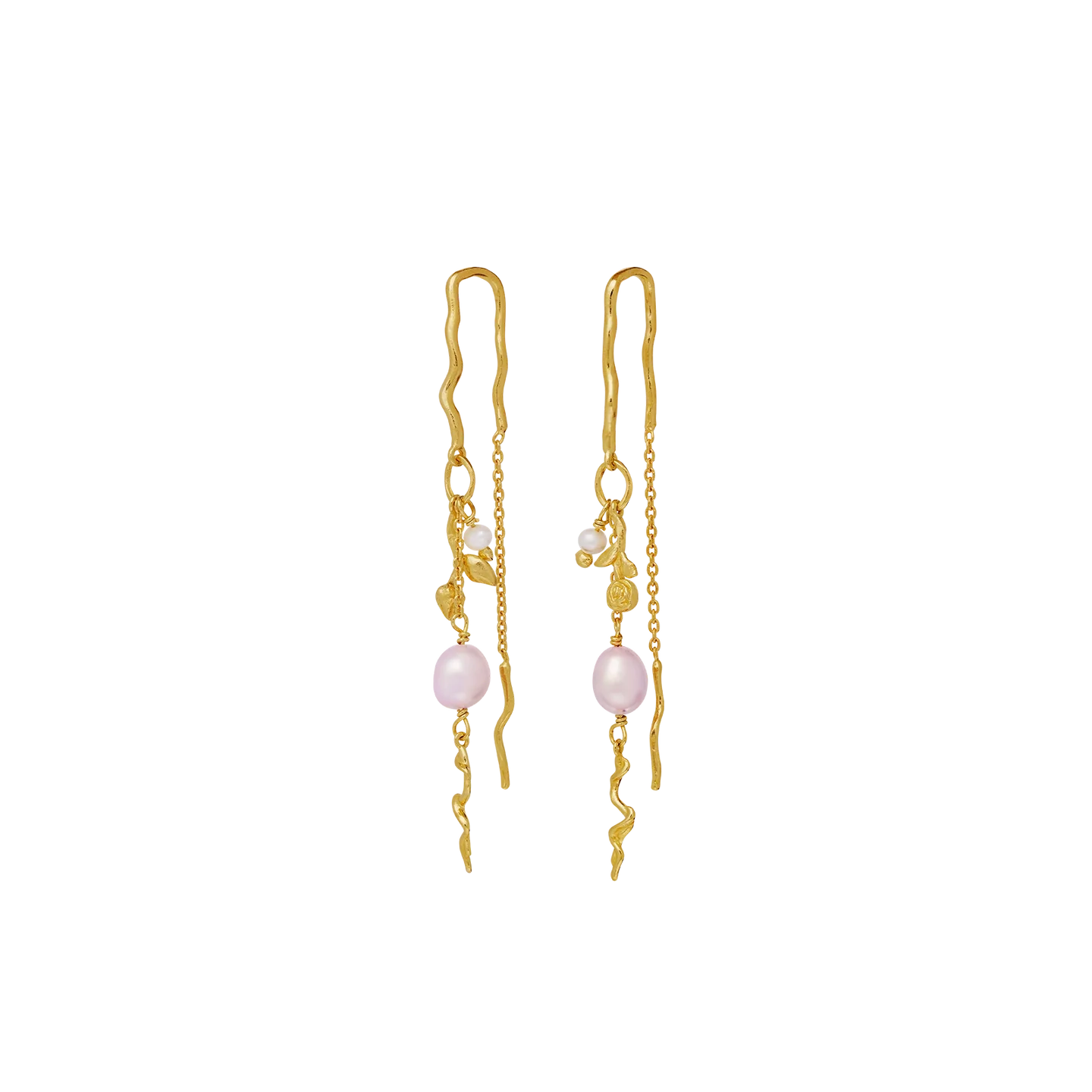 Fiori Earrings - Gold