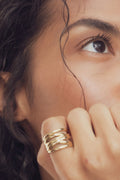 The Flow Ring - Guld