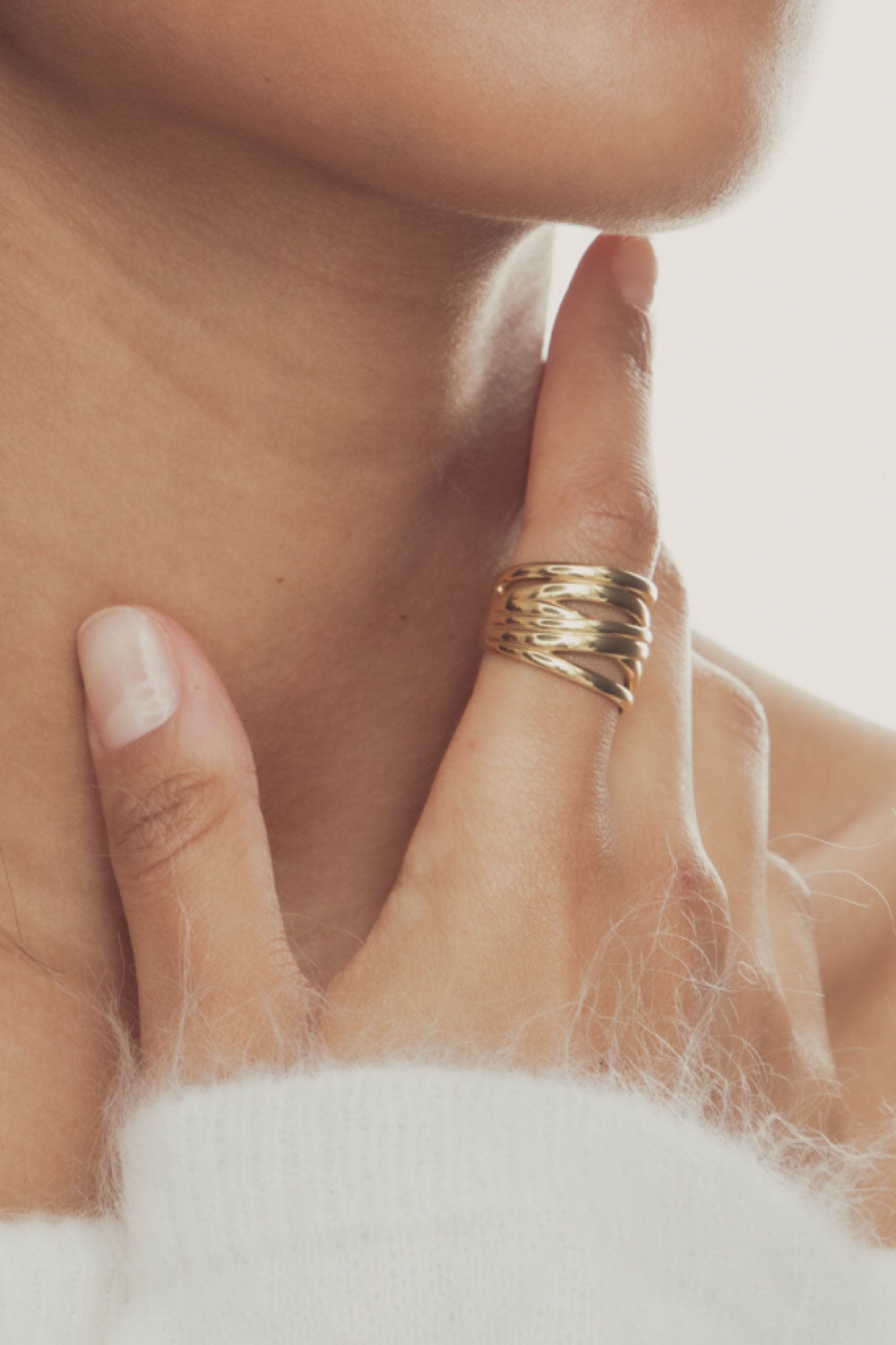 The Flow Ring - Guld
