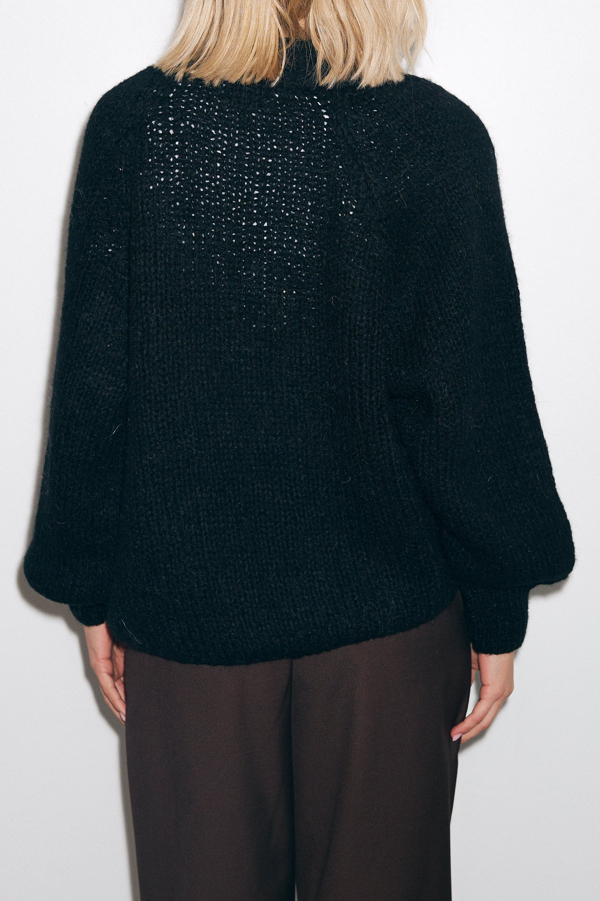 Fora Knit Cardigan - Svart