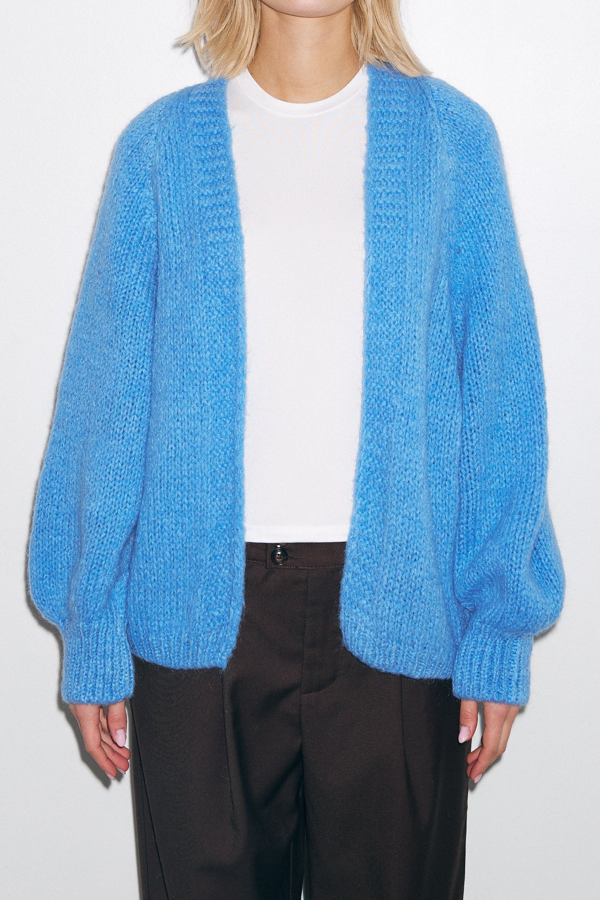 Fora Knit Cardigan - Blå