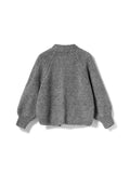 Fora Knit Kofta - Dark Grey Melange