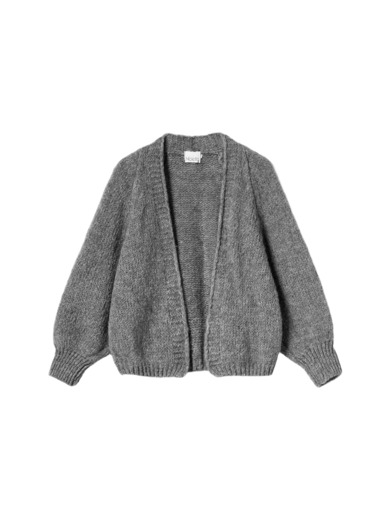 Fora Knit Kofta - Dark Grey Melange