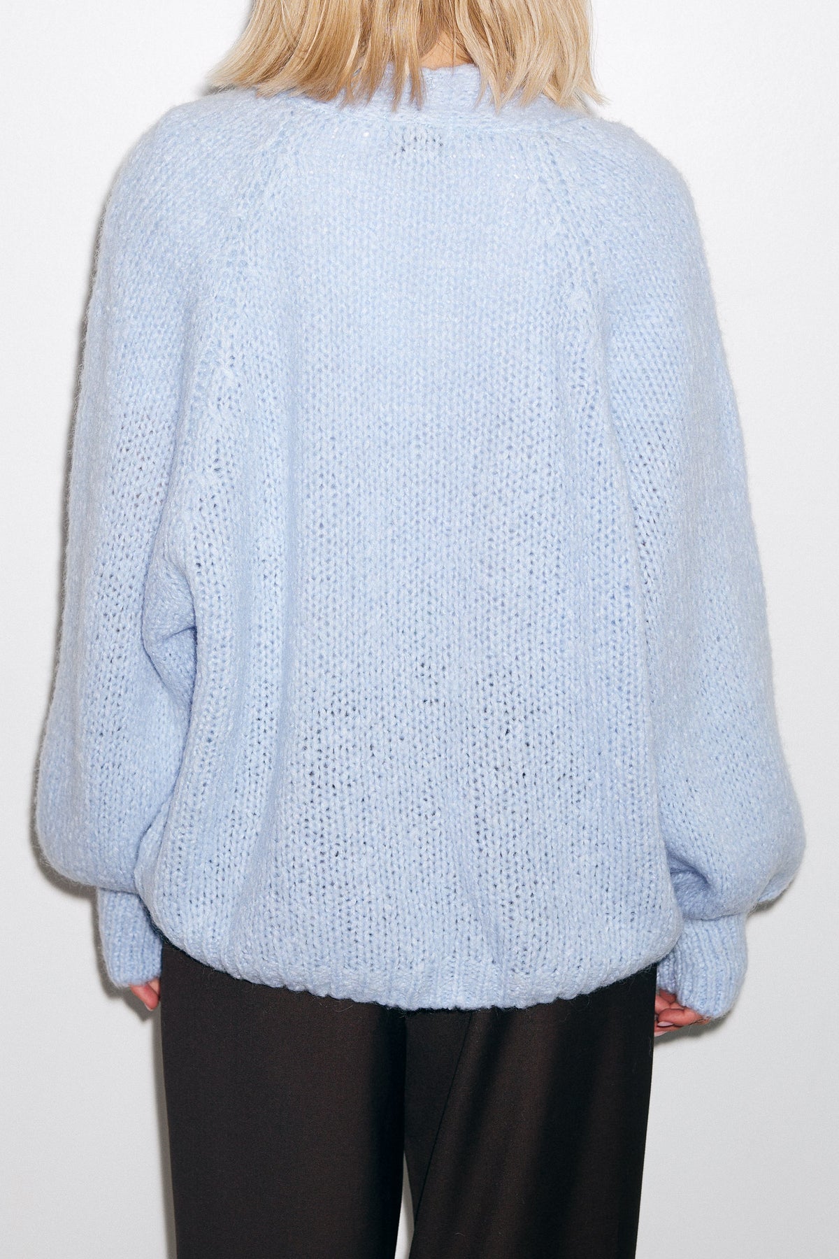 Fora Knit Cardigan - Ljusblå